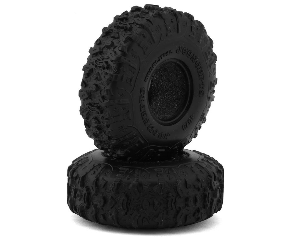 JConcepts Megalithic 1.0 Micro Crawler Tires (2) (63mm OD) (Green)