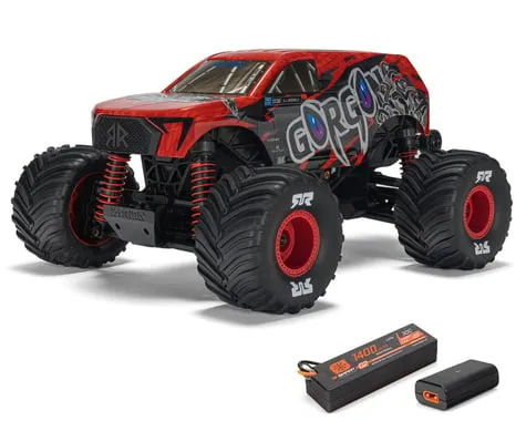 [ARA2130T2] 1/16 GORGON GROM 4X4 RTR Brushed Monster Truck (Battery & Charger Included), Red