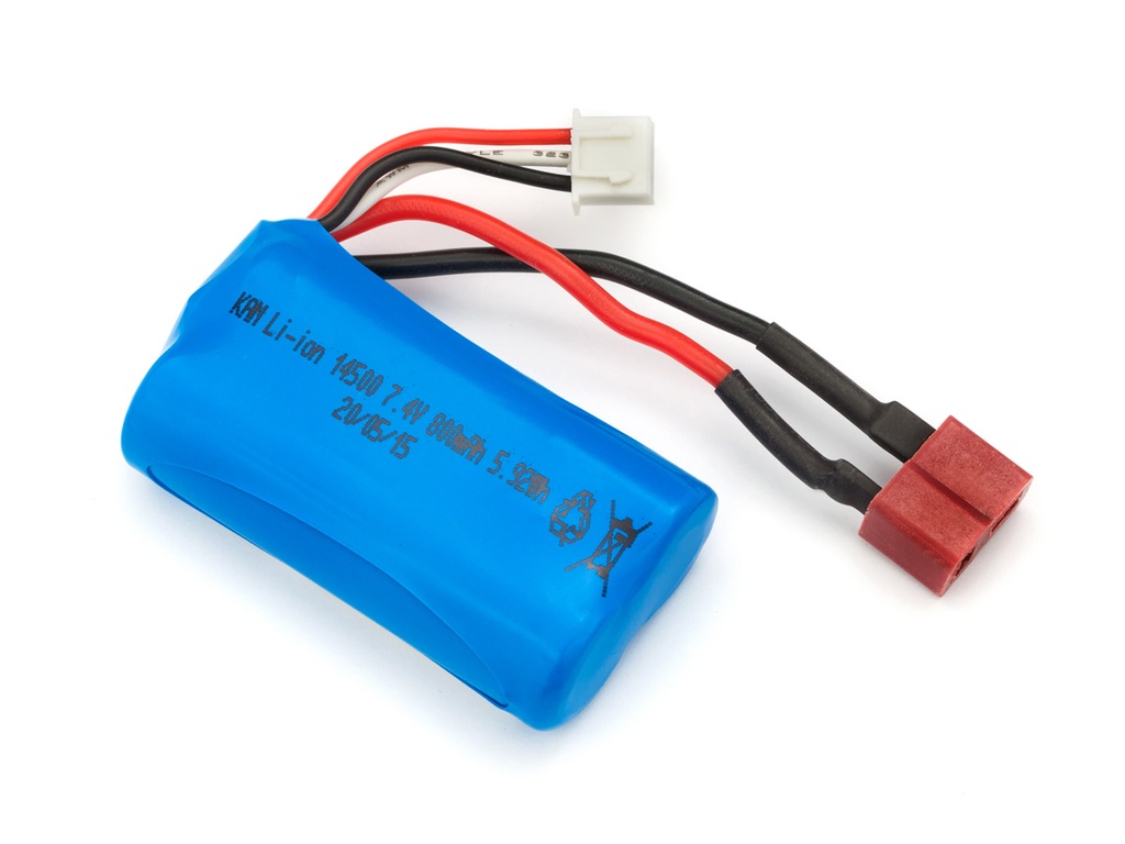 [BZN540037] Battery Pack Li-ion 7.4V 800mAh w/ T-Plug, Slyder