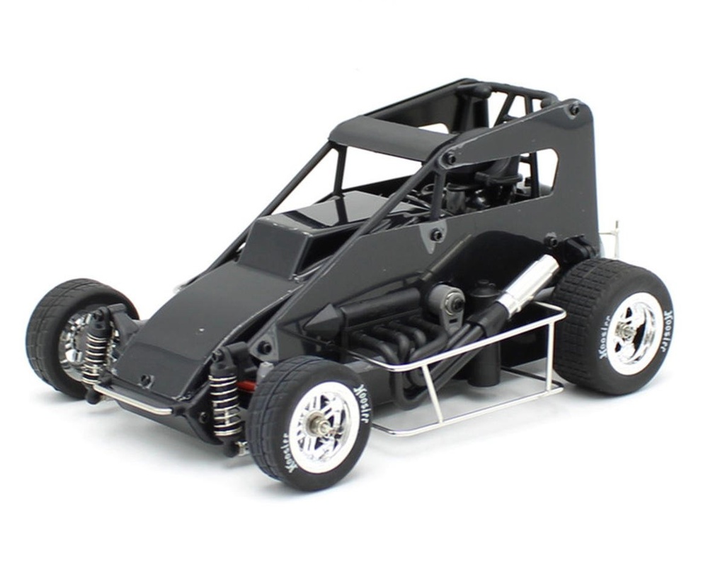 [1RC1106] 1RC Racing Midget 4.0 1/18 Brushless RTR 2WD Oval Racer (Black)
